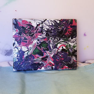 Original Painting 8x10" Acrylic Purple Pink